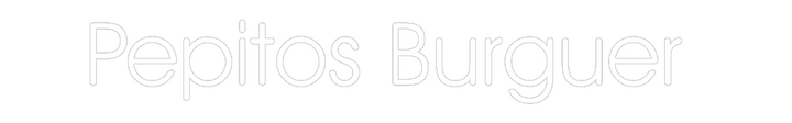 Customized Neon Sign: Pepitos Burgu...