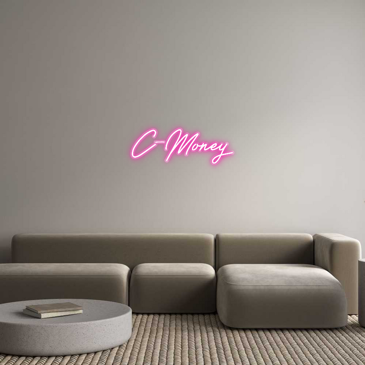 Customized Neon Sign: C-Money