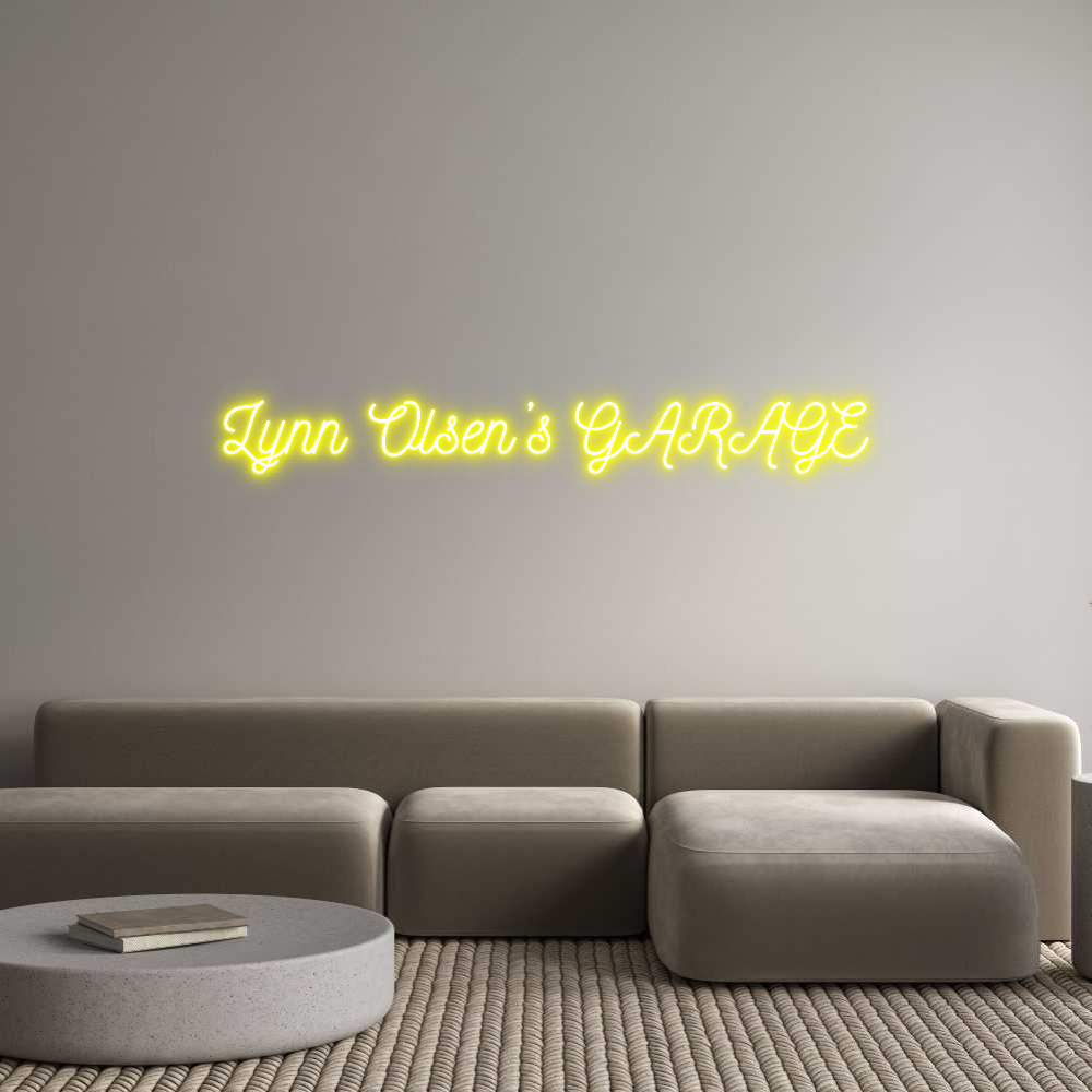 Customized Neon Sign: Lynn Olsen’s ...