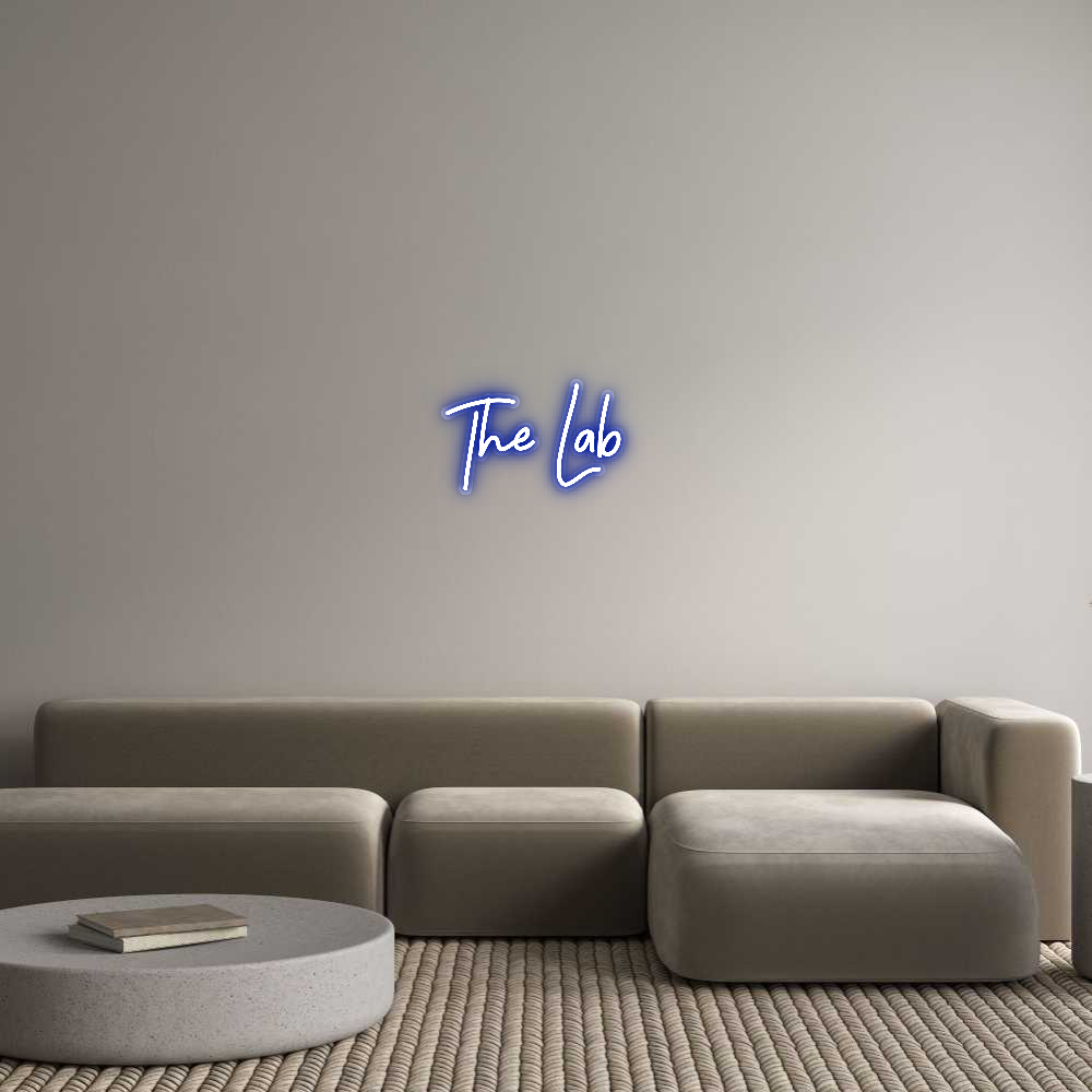 Customized Neon Sign: The Lab