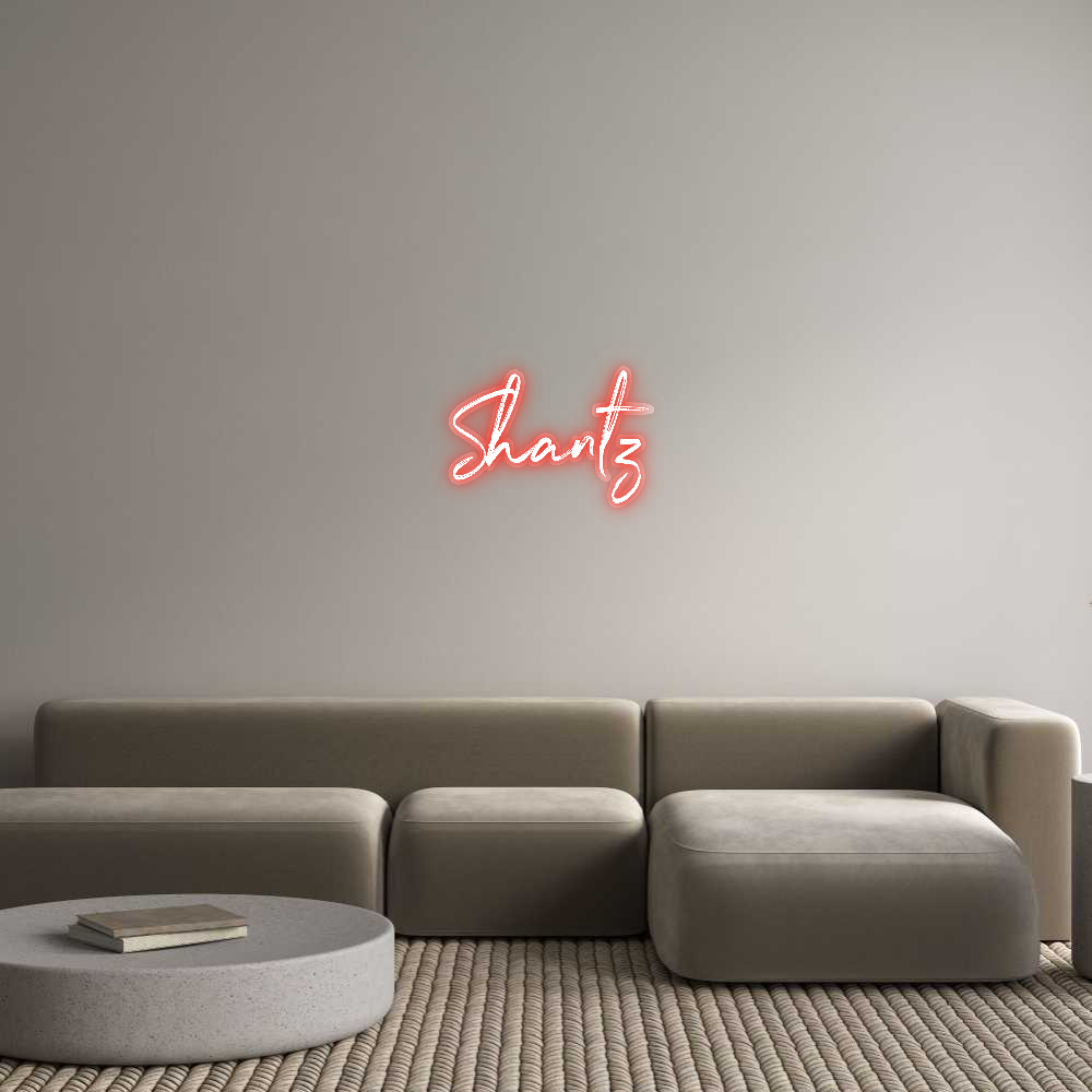 Customized Neon Sign: Shantz