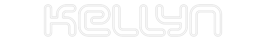 Customized Neon Sign: Kellyn