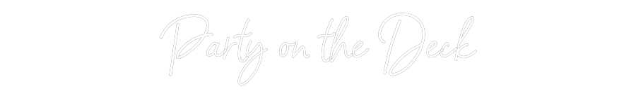 Customized Neon Sign: Party on the ...