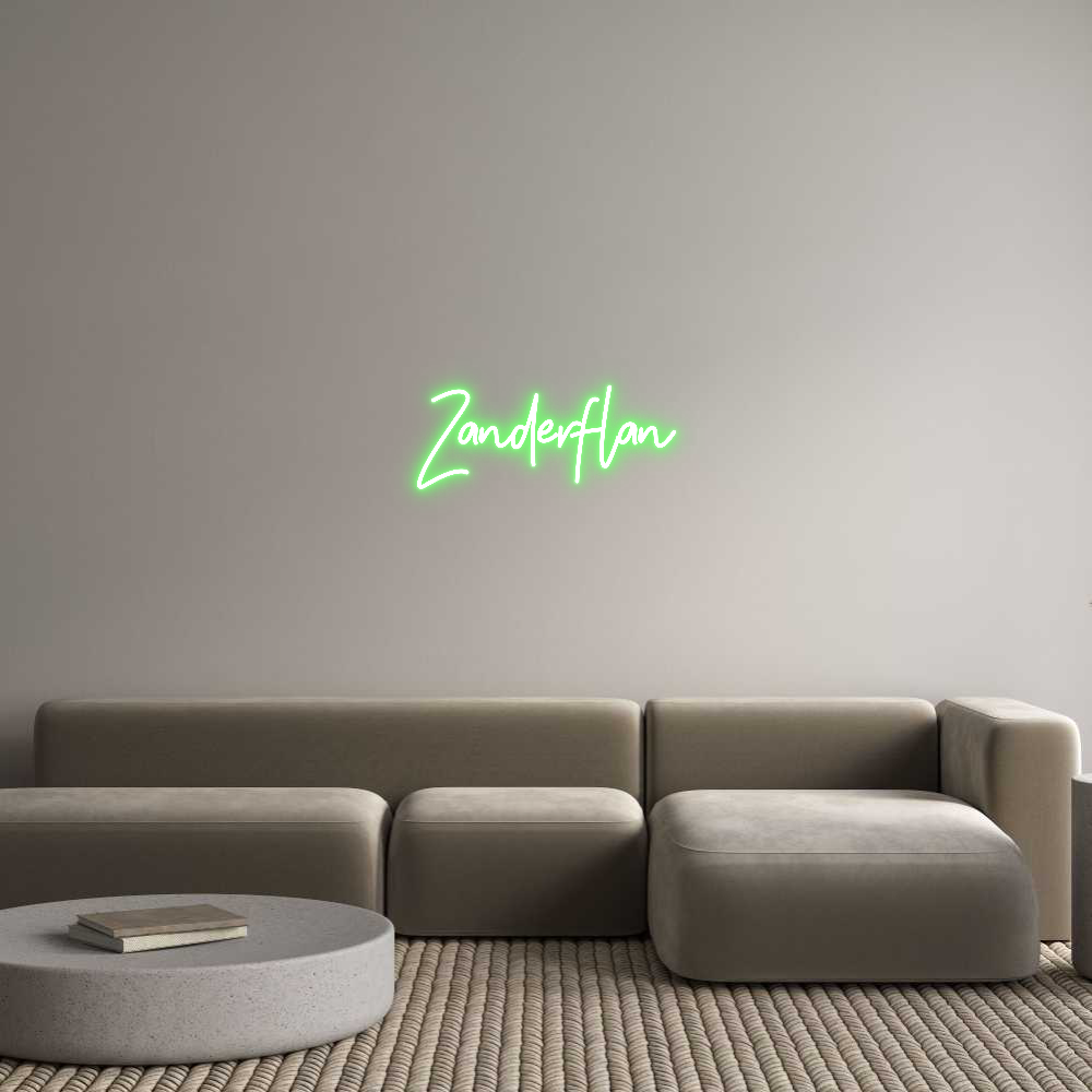 Customized Neon Sign: Zanderflan