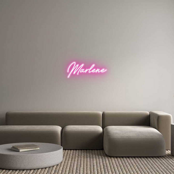 Customized Neon Sign: Marlene