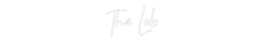 Customized Neon Sign: The Lab