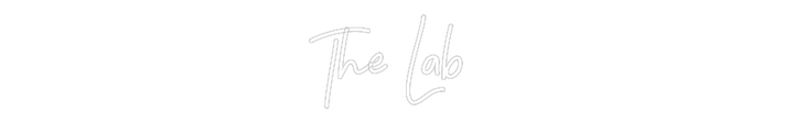 Customized Neon Sign: The Lab