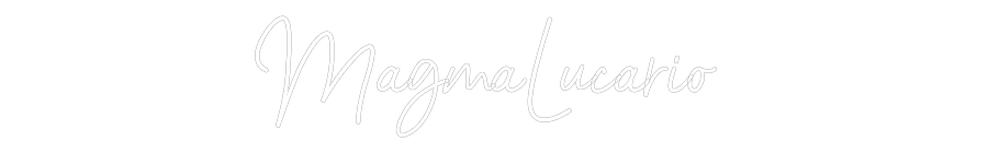 Customized Neon Sign: MagmaLucario