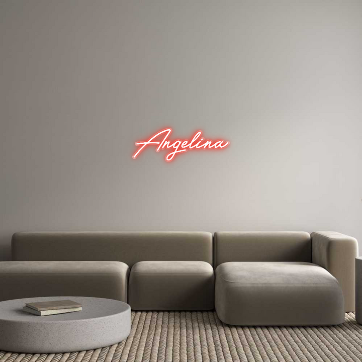 Customized Neon Sign: Angelina