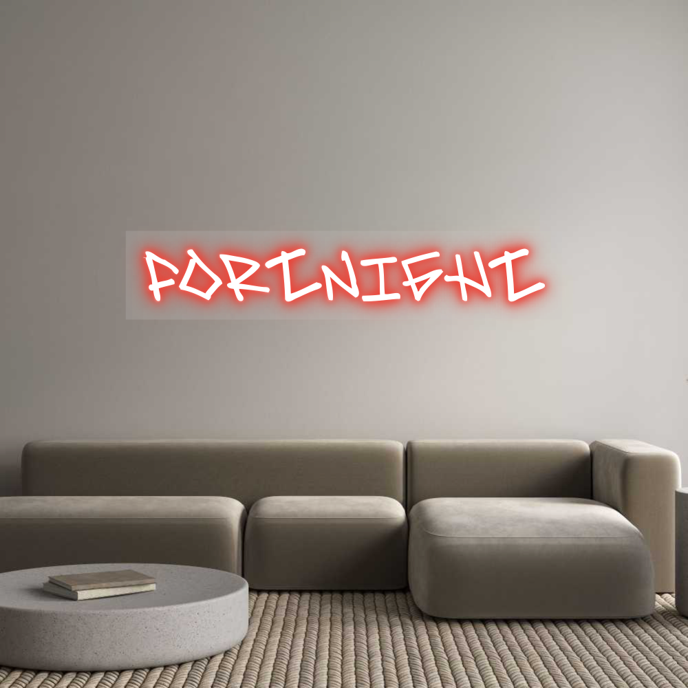 Customized Neon Sign: Fortnight