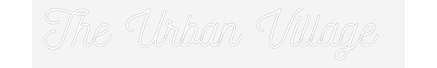 Customized Neon Sign: The Urban Vil...