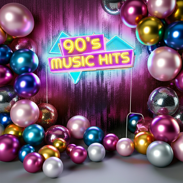 90s Music Hits UV Art LED Neon Sign