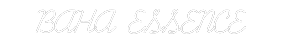 Customized Neon Sign: BAHA ESSENCE