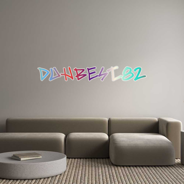 Customized Neon Sign: DuhBest82