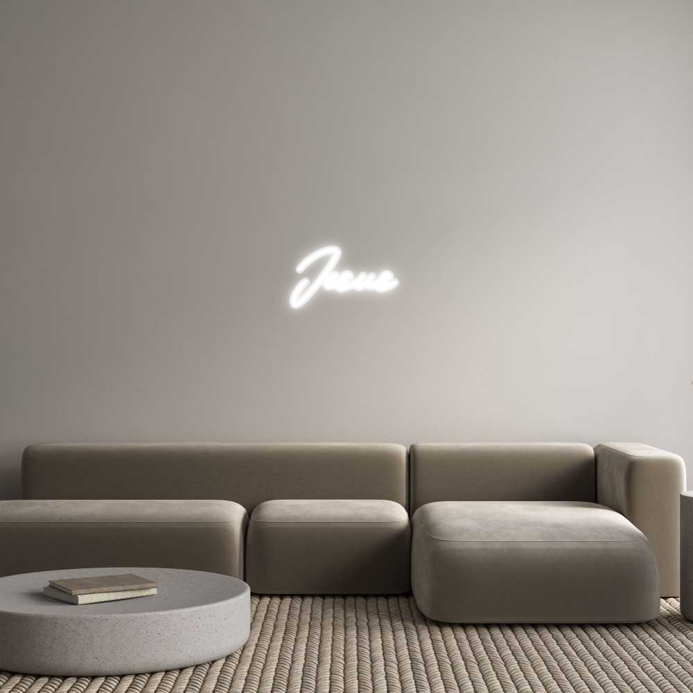 Customized Neon Sign: Jesus
