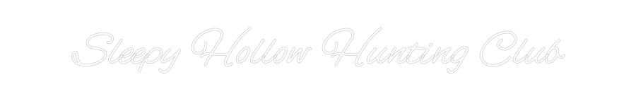Customized Neon Sign: Sleepy Hollow...