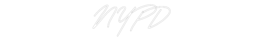 Customized Neon Sign: NYPD