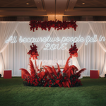 All Because Two People Fell in Love Wedding Neon Sign by Neon.Shop 