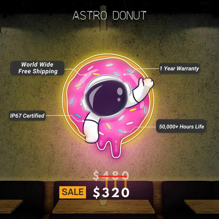 Astro Donut UV Light | Illuminate Cosmic Delights