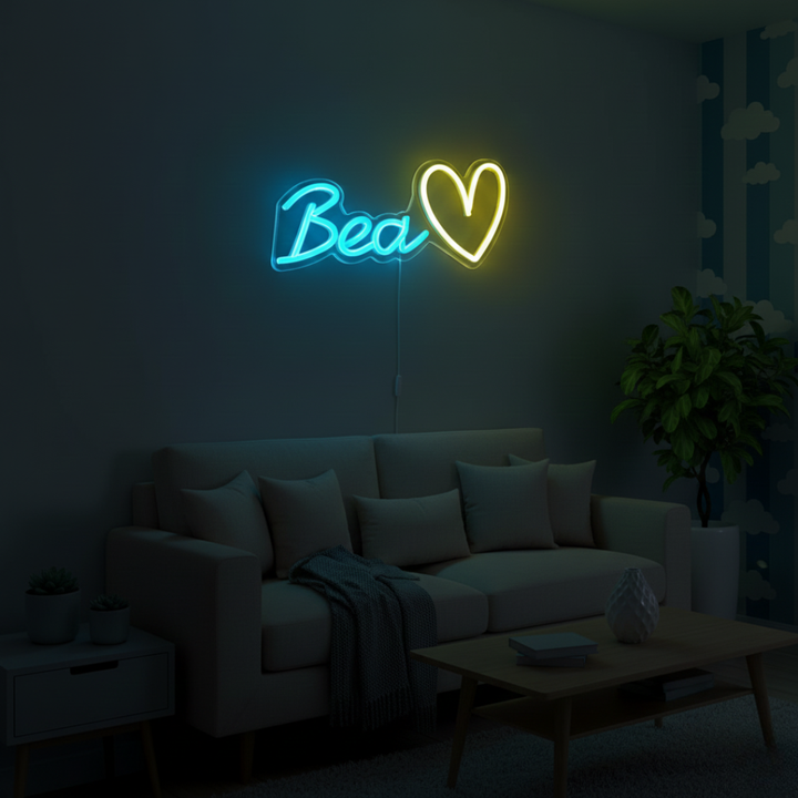 BEA LED Neon Sign by Neon.Shop for special occasions, home decoration, or stylish interior design.