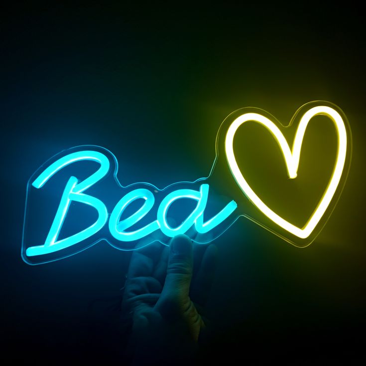BEA LED Neon Sign by Neon.Shop for special occasions, home decoration, or stylish interior design.