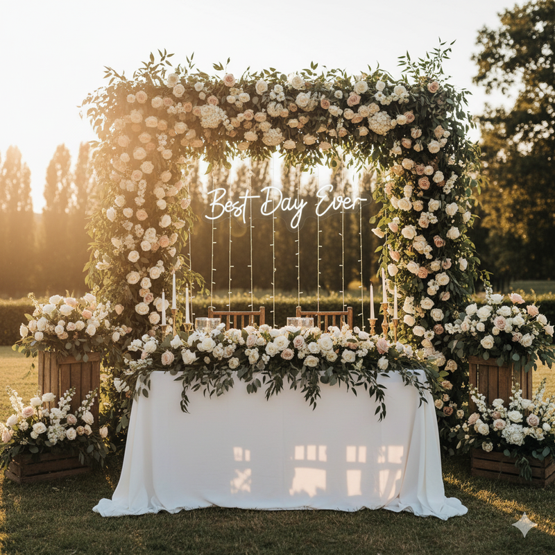 Best Day Ever LED neon sign for reception stage decoration – Neon.Shop