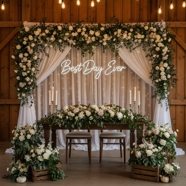 Best Day Ever LED neon sign for reception stage decoration – Neon.Shop