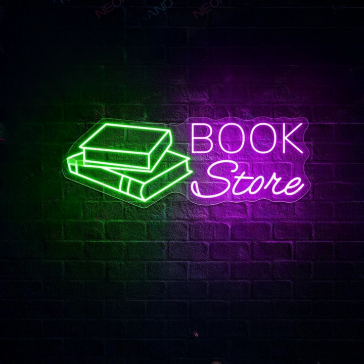 Book Store Business Neon Sign