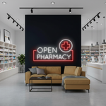 Bright Pharmacy Open LED neon Sign  by Neon.Shop for attracting customers anytime