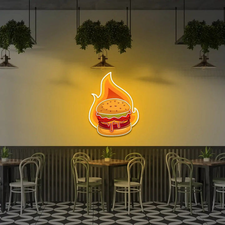 Burger UV Light | Sizzle Up Your Space