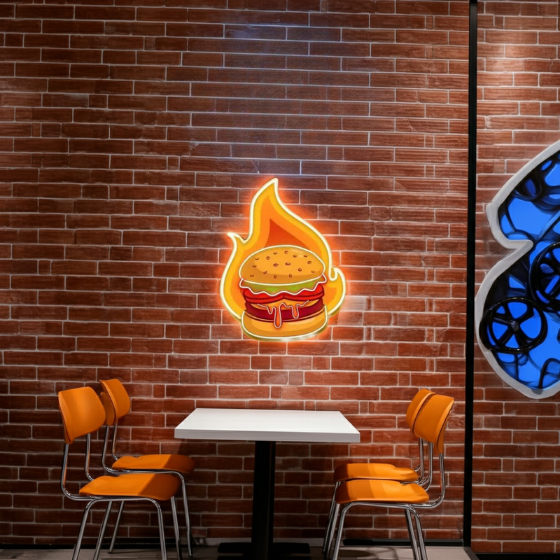 Burger UV Light | Sizzle Up Your Space