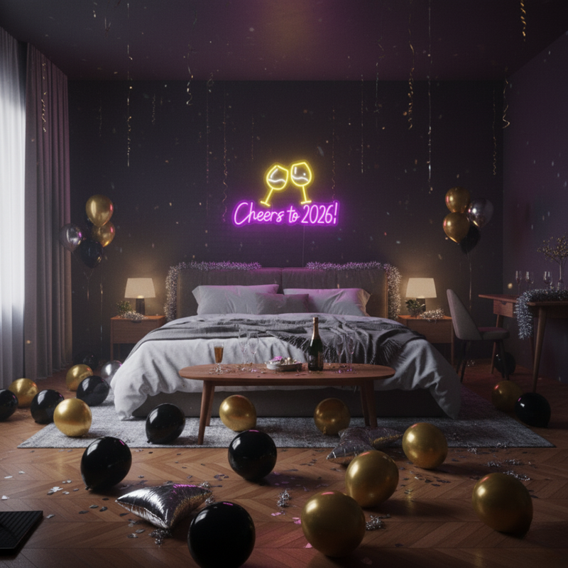 Cheers To 2026 Neon sign