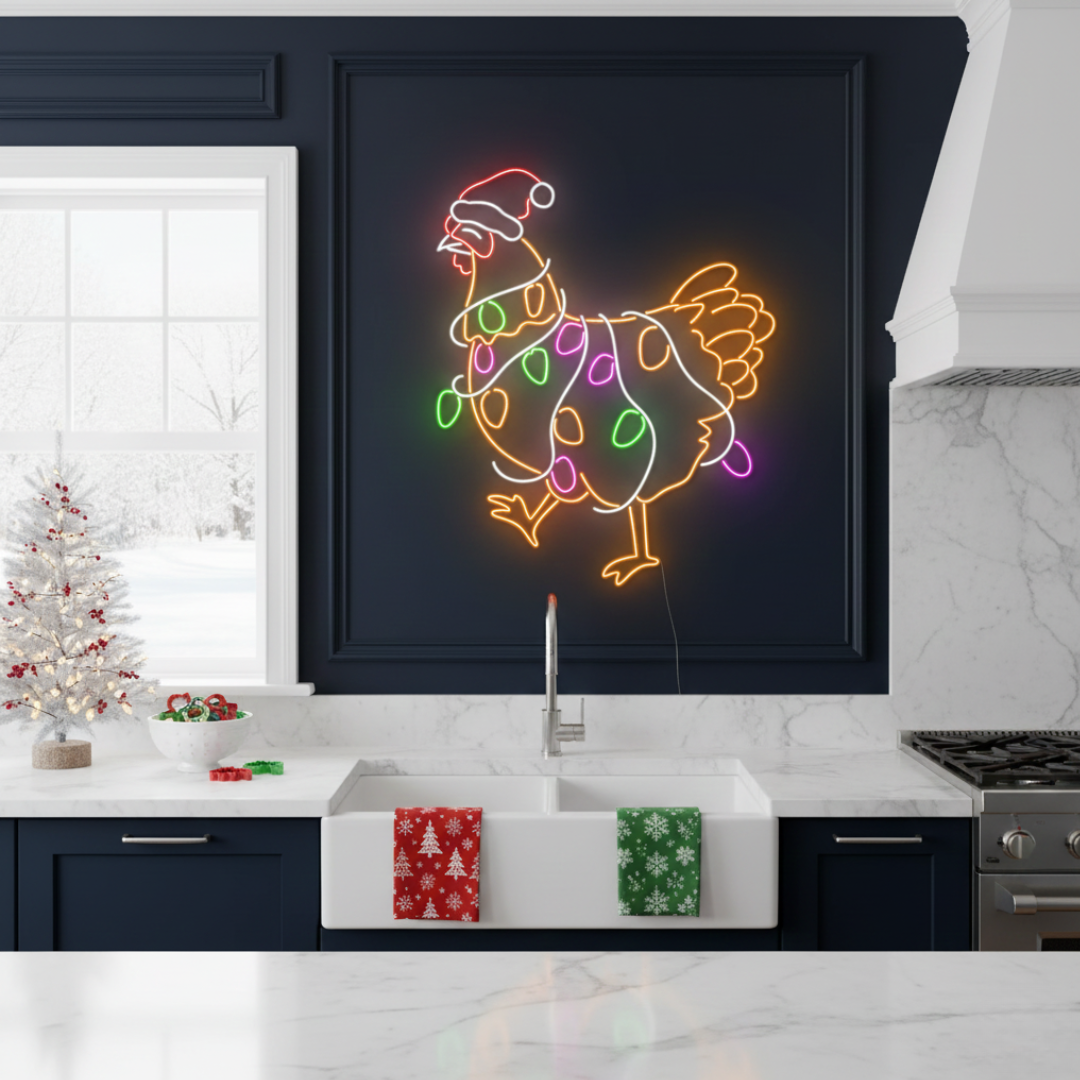 Christmas Avocado Merry Christmas neon sign by Neon.Shop