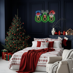 Christmas Avocado Merry Christmas neon sign for festive décor by Neon.Shop.