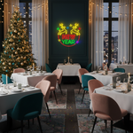 Christmas Deer New Year LED Neon Sign by Neon.Shop for festive décor