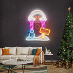 Christmas House Merry Christmas Neon Sign by Neon.Shop glowing in festive LED colors, perfect for holiday décor.