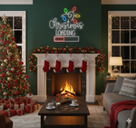 Christmas Loading Merry Christmas LED neon sign for festive home décor by Neon.Shop.