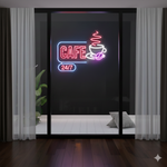 Coffee Cafe 24/7 LED neon Sign by Neon.Shop for attracting customers anytime