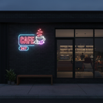 Coffee Cafe 24/7 LED neon Sign by Neon.Shop for attracting customers anytime