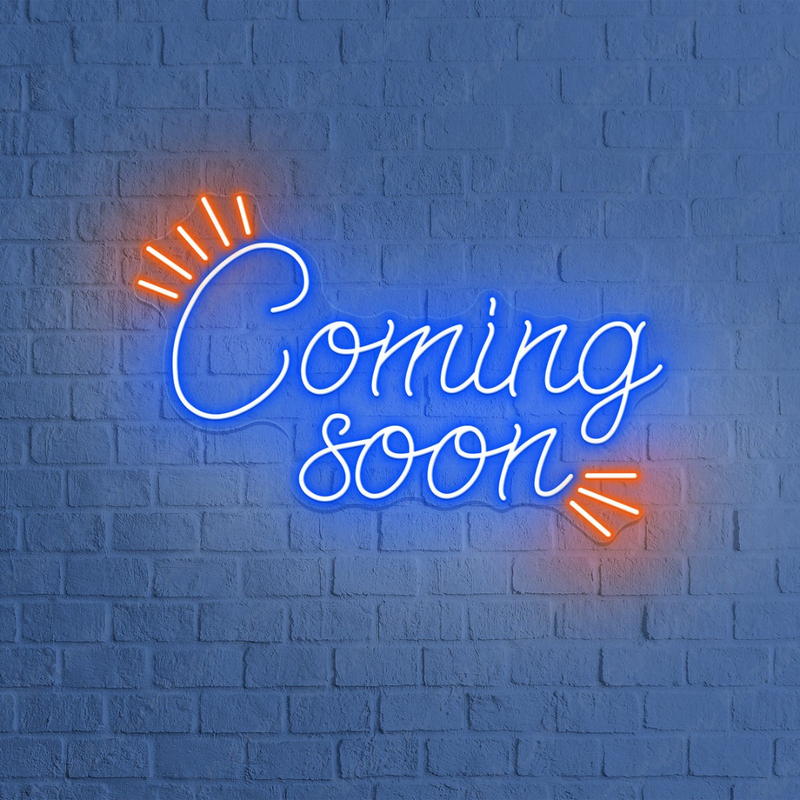 Coming Soon Business Neon Sign
