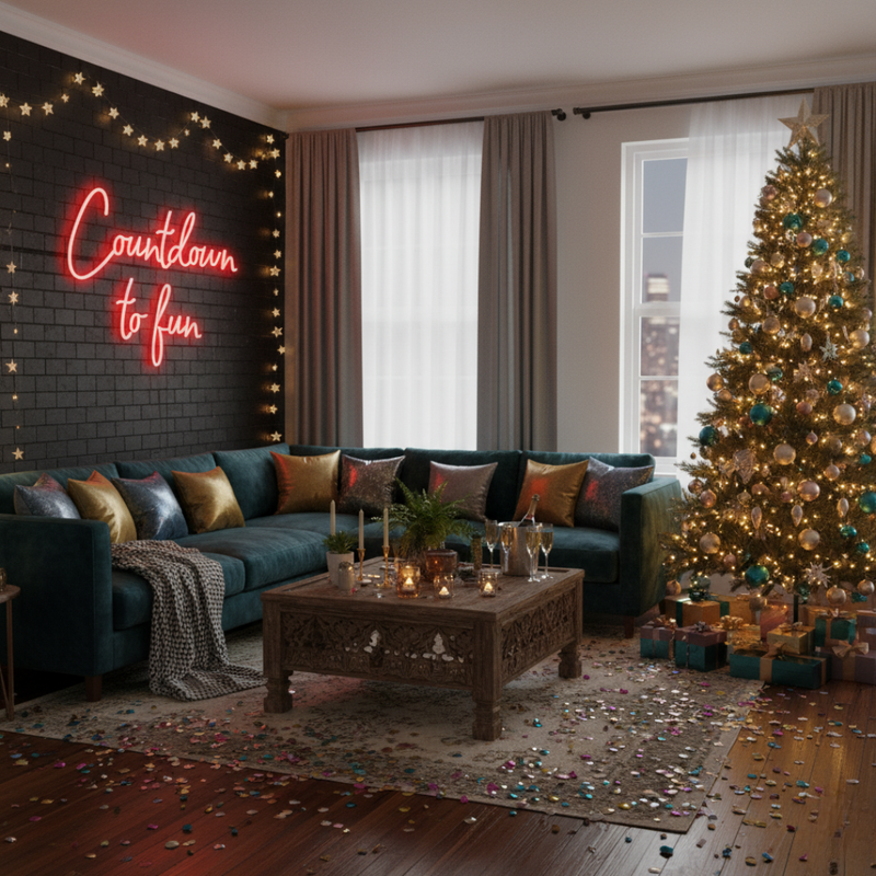 Countdown To Fun Neon sign