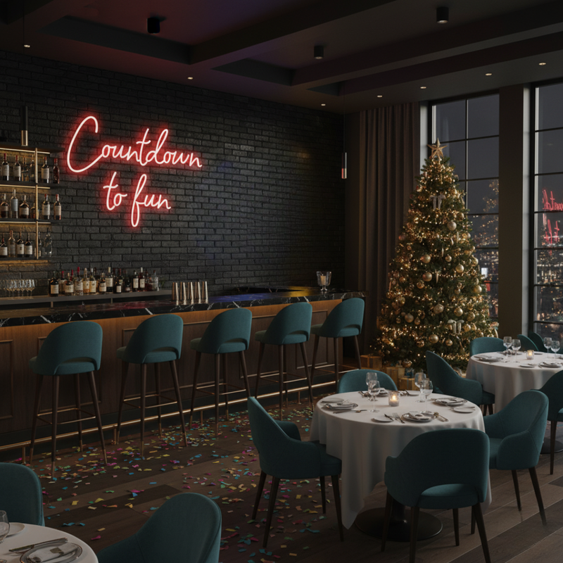 Countdown To Fun Neon sign