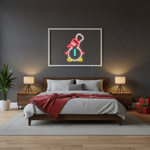 Cute Little Cool Snowman Merry Christmas LED neon sign design by Neon.Shop.
