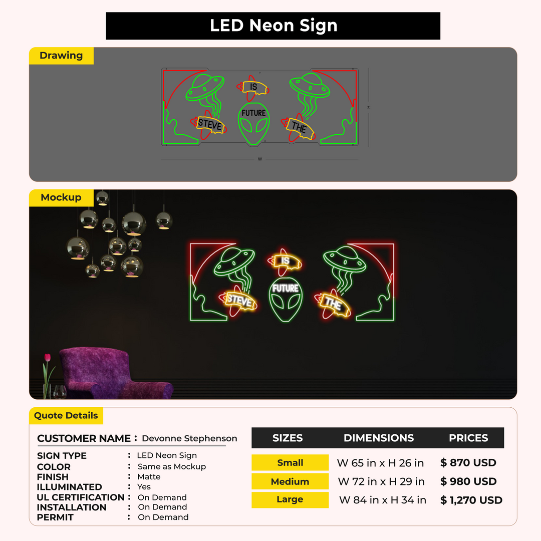 Custom Signs For Devonne Stephenson