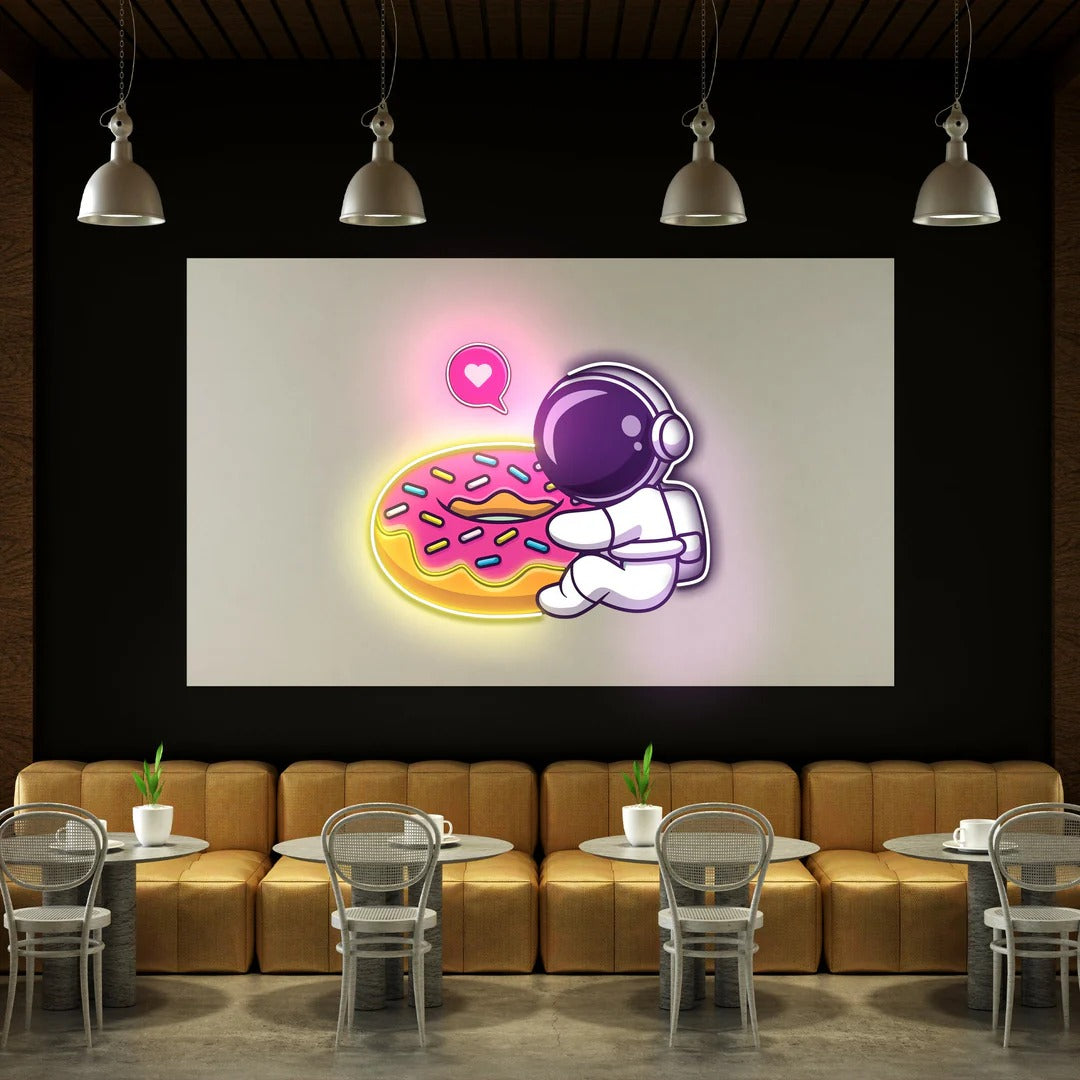 Donut UV Light Neon Artwork | Illuminate Your Space
