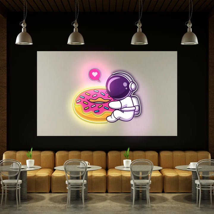 Donut UV Light Neon Artwork | Illuminate Your Space