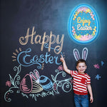 Enjoy Easter Egg UV Printed Neon Sign glowing LED wall décor by Neon.Shop