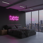 For Everything That Ends Something New Begins” Inspirational Neon Sign by Neon.Shop – LED wall décor for positivity and modern interiors