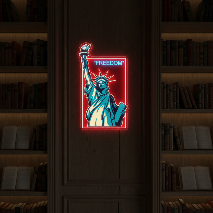 Freedom UV Art LED Neon Sign