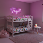 Freya Name LED Neon Sign in customizable LED tubing, personalized wall-mounted name light décor by Neon.Shop for bedrooms, events, and gifts.
